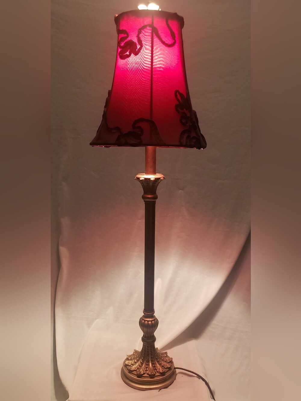 Vintage Elegant Gothic Table Lamp Fortune Teller Halloween Decor